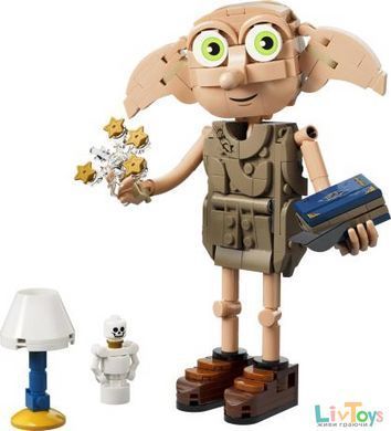 Конструктор LEGO&reg; Harry Potter&trade; Добі, вільний ельф, 379 деталей (76469)