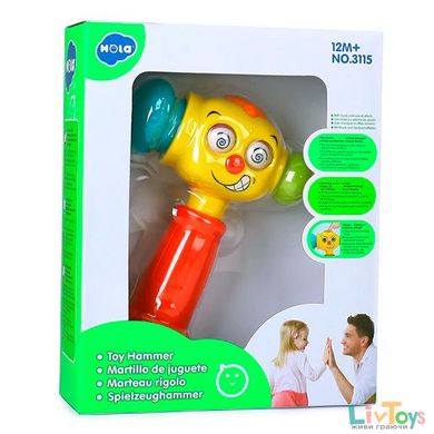 Музыкальная развивающая игрушка Hola Toys Веселый молоточек (3115)