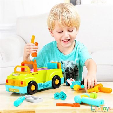 Музична машинка Hola Toys Вантажівка з інструментами (6109)