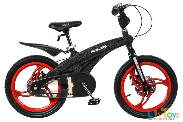 Дитячий велосипед Miqilong GN Чорний 16` MQL-GN16-Black