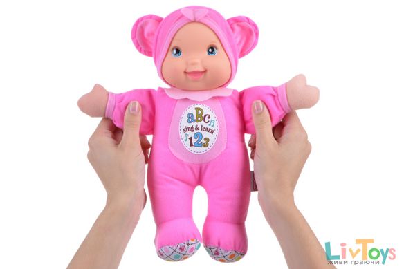 Лялька Baby's First Sing and Learn Співай та Навчайся (рожевий ведмедик)