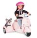 Транспорт для ляльок Our Generation Скутер з бічною коляскою BD37389Z