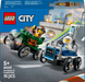 Конструктор LEGO City Літак проти лікарняного ліжка набір для перегонів 70 деталей (60459)