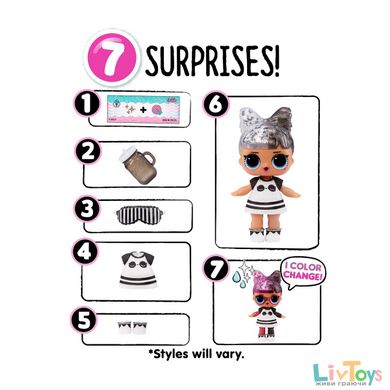 Ігровий набір з лялькою L.O.L. SURPRISE! серії "Glitter Color Change" – СЮРПРИЗ (в ас., у дисплеї)