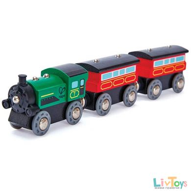 Комплект для игрушечной железной дороги "Пассажирский поезд" Hape (E3719)