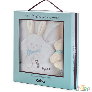 Подарунковий набір Kaloo Les Amis Ковдра з іграшкою Кролик K962996