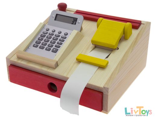 Nic Игровой набор деревянный кассовый аппарат NIC528735