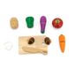 Іграшковиі продукти Viga Toys Нарізані овочі з дерева (44540)