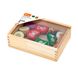 Іграшковиі продукти Viga Toys Нарізані овочі з дерева (44540)