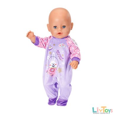 Одежда для куклы BABY BORN серии "День Рождения" - ПРАЗДНИЧНЫЙ КОМБИНЕЗОН (на 43 cm, лавандовый)