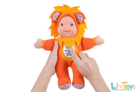 Кукла Baby's First Sing and Learn Пой и Учись (оранжевое Львенок)