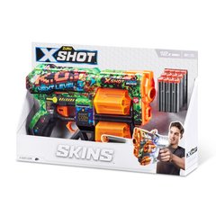 Швидкострільний бластер X-SHOT Skins Dread К.О. (12 патронів), 36517B