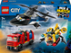Конструктор LEGO City Ремикс вертолетов, пожарных машин и подводных лодок 874 детали (60462)
