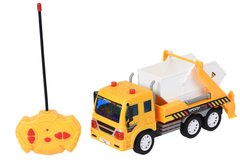 Машинка на р/у Same Toy CITY Грузовик с контейнером желтый F1606Ut