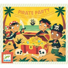 Игровой детский набор для праздника пиратская вечеринка Djeco (вечеринка принцесс, vroom) (DJ02095)