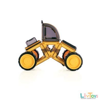 Магнитный конструктор Guidecraft PowerClix Строительная техника, 55 деталей (G9460)