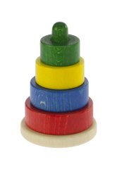 Nic Пирамидка деревянная разноцветная NIC2312