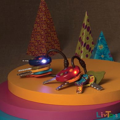 Розвиваюча хітова іграшка - СУПЕР-КЛЮЧИКИ (світло, звук, томатний)