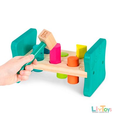 Развивающая деревянная игрушка-сортер - БУМ-БУМ