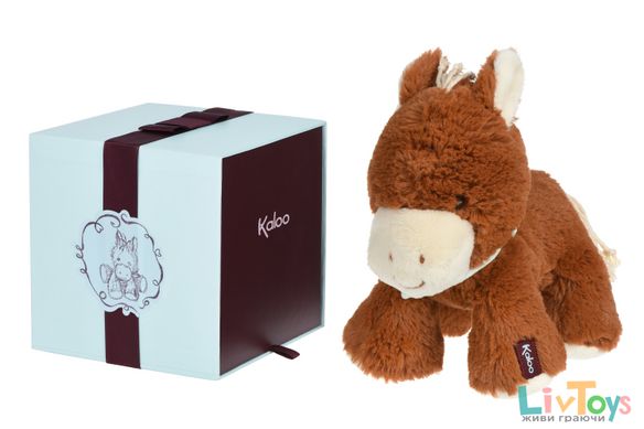 Мягкая игрушка Kaloo Les Amis Конек мокко 25 см в коробке K963002