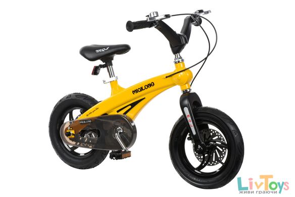 Дитячий велосипед Miqilong GN Жовтий 12` MQL-GN12-Yellow