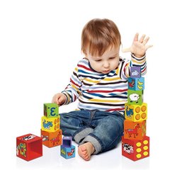 Деревянные кубики-пирамидка Viga Toys (59461)