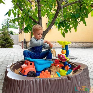 Набір для гри з піском і водою - ТРОПІЧНИЙ ВОДОСПАД (млинок для гри у ванні, в басейні, на пляжі)