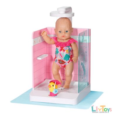 Автоматическая душевая кабинка для куклы BABY BORN - КУПАЕМСЯ С УТОЧКОЙ