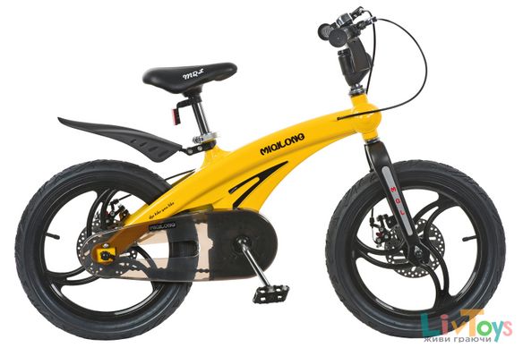 Детский велосипед Miqilong GN Желтый 16` MQL-GN16-Yellow