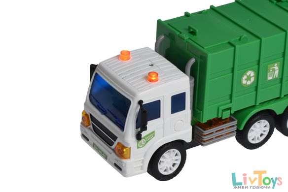 Машинка на р/к Same Toy CITY Вантажівка з контейнером зелений 1640Ut