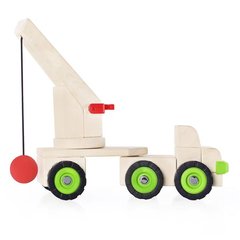 Іграшкова машина Guidecraft Block Science Trucks Велика стінобитна машина (G7533)