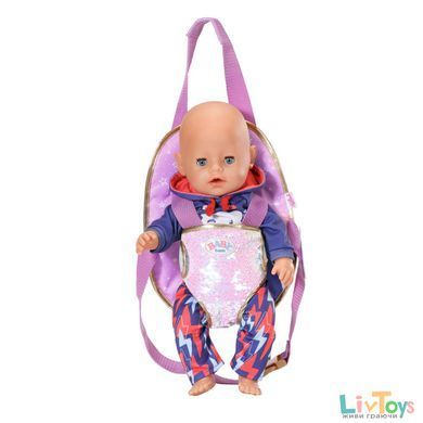 Рюкзак-кенгуру для куклы BABY BORN серии "День Рождения" - ПРОГУЛКА