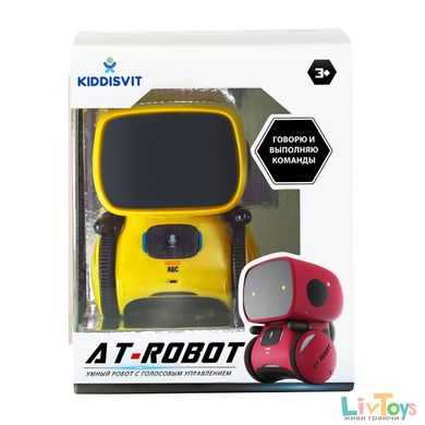 Интерактивный робот с голосовым управлением – AT-ROBOT (жёлтый озв.рос)