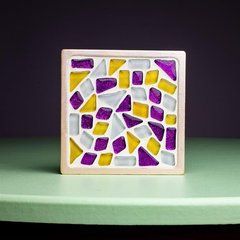 Набор для стеклянной мозаики Mosaaro Подставки для чашек квадратные (MA1002)