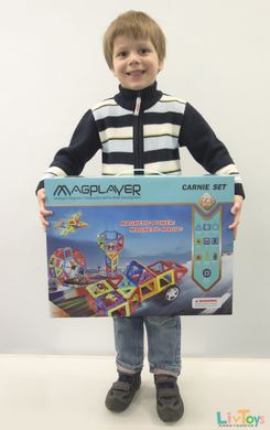 Дитячий конструктор MagPlayer 72 од. (MPB-72)