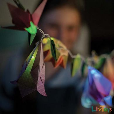 Набор для создания гирлянды из оригами 4M Цветы (00-04725)