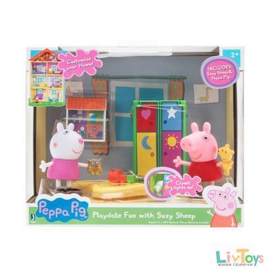 Игровой набор Peppa - ДЕТСКАЯ КОМНАТА (2 фигурки, аксессуары)