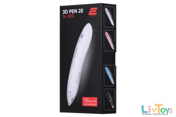 Ручка 3D для детей  2E SL_900_white, белая