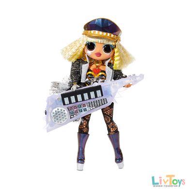 Ігровий набір з лялькою L.O.L. SURPRISE! серії "O.M.G. Remix Rock" - КОРОЛЕВА СЦЕНИ (з кл.-тарою та акс.)