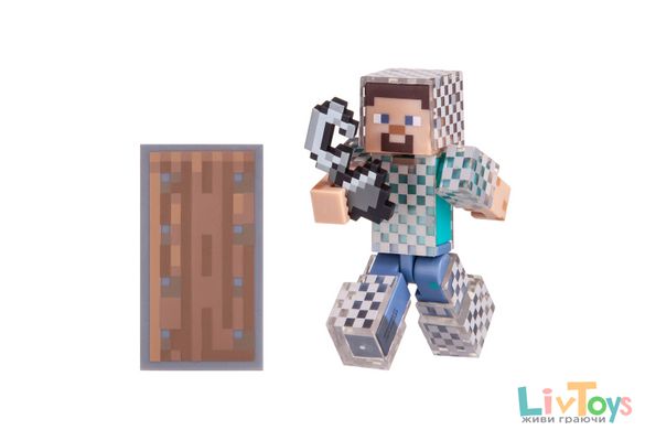 Игровая фигурка Steve in Chain Armor серия 4, Minecraft