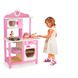 Дитяча кухня Viga Toys з дерева біло-рожевий (50111)