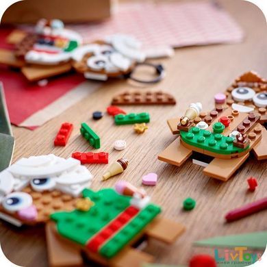 Конструктор LEGO Icons Оздоблення з імбирного прянику 190 деталей (40642)
