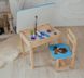 Дитячий стіл і стілець. Для навчання, малювання, гри. Стіл із шухлядою та стільчик.