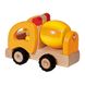 Машинка деревянная goki Бетоносмеситель (желтый) 55926G