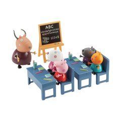 Ігровий набір Peppa - ЙДЕМО ДО ШКОЛИ (клас, 5 фігурок)