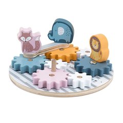 Деревянный игровой набор Viga Toys PolarB Шестеренки с животными (44006)