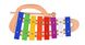 Музыкальный инструмент goki Ксилофон радуга с ручкой 61979G