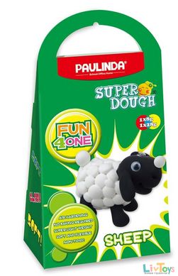 Масса для лепки Paulinda Super Dough Fun4one Овца (подвижные глаза) PL-полторы тысячи шестьдесят четыре