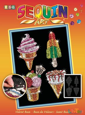 Набор для творчества Sequin Art ORANGE Мороженое SA1504