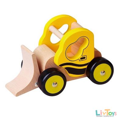 Дерев'яна іграшкова машинка Viga Toys Бульдозер (59672VG)